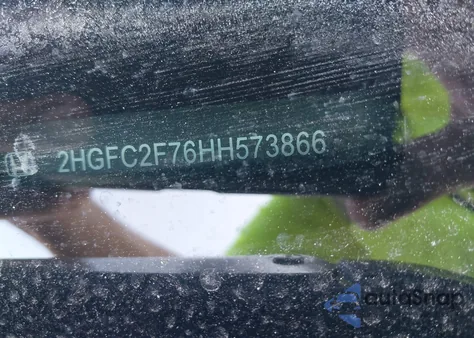 2017 Honda Civic Ex из США, поврежденный, VIN 2HGFC2F76HH573866